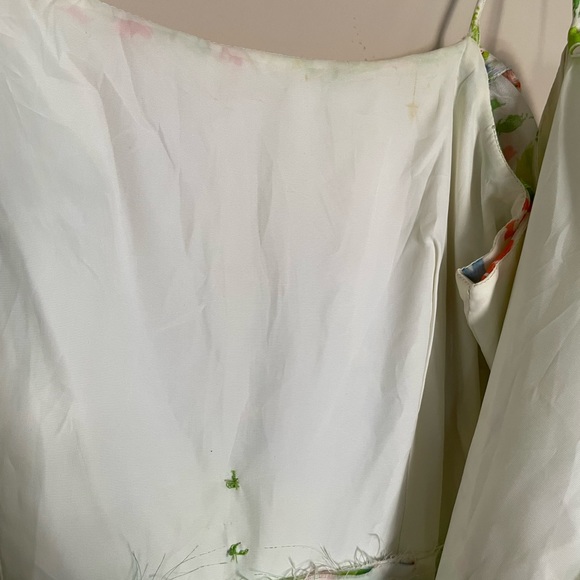 Vintage 1970s Spring Floral Maxi Dress Sundress - Picture 9 of 12